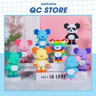 Cheap anime Character Puzzle bearbrick mini Puzzle Model For QC Store Boys