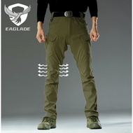 EAGBLADE Tactical Cargo Pants for Men IX7-Stretch/XS-4XL In Green Waterproof Stretchable