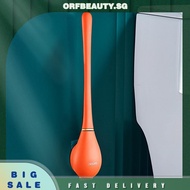 [orfbeauty.sg] Modern Bristles Brush Flexible Silicone Toilet Brush Punchless for Home Bathroom