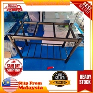 ‼️BESI TEBAL‼️Aquarium Stand 3ft Kaki Akuarium 3 kaki
