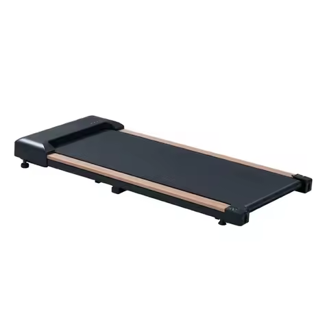 2.25HP Under Desk Treadmill, Portable Wood Walking Pad for Home & Office, Compact Running & Walking