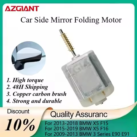 AZGIANT Car Side Mirror Folding Motor for 2014-2018 BMW X4 F26/X3 F25 2011-2017/X1 E84 2009-2015/X5 