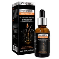 【Local delivery】Hair Growth Essential Oil Biotin Cold-Pressed DHT Blocker และ Hair Growth Shampoo คร