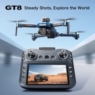 GT8 large screen brushless motor drone 6K 720P dual camera LCD power display luxury feel toy drone