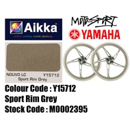 AIKKA PAINT / YAMAHA NOUVO LC Y15712* / NOUVO LC SPORT RIM GREY / 2K MOTORBIKE PAINT / 2K CAT MOTOSIKAL