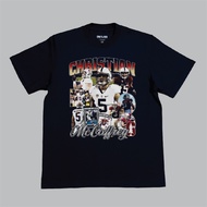 Christian McCaffrey SF 49ers Tshirt Heavyweight Cotton 16s Vintage NFL Bootleg T-shirt