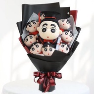 蠟筆小新公仔畢業花束💐💛