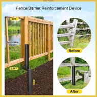 Fence/fence metal reinforcement, repair anchor, anchor kit, heavy-duty ground spike ground plug