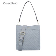 Carlo Rino Medium Blue Chouette 2-Way Shoulder Bag