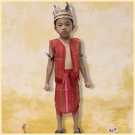 ✢ ♙ ✻ Igorot/Ifugao Boy Costume with Headdress SET for Filipiniana Buwan ng Wika