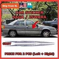 Proton Saga Iswara Car Lining Sticker Side Door Stiker Pintu Automotive Accessories Decoration Style