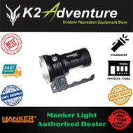 Manker MK38 Satellite Black 8x CREE XHP70.2 CW LED 41500L Rechargeable Flashlight with Battery (100%