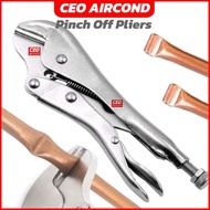 CEOapt 7" Pinch off Plier CT-201 Picit Plier Refrigerator tool Access Valve Flaring Tool Manifold Ga