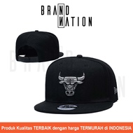 Chicago Bulls Black Silver 9FIFTY NBA Basketball Snapback Hat