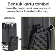 Baterai Lithium 24V LiIon 24 Volt 24V Baterai Untuk Xenon Ryu Baterai Bor Electric Cordless Bor Liio
