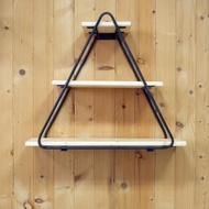 工業風細鐵三角形壁掛架/層架/壁掛置物