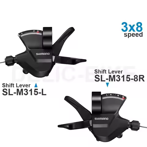 SHIMANO M315 2x8 3x8v Shifter Groupset SL-M315-L SL-M315-2L SL-M315-8R left and Right Shift Lever2/3