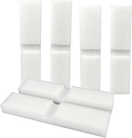 Qzbhct 6 Pcs Foam Filter Pads for Fluval Fx4 FX5 FX6 Canister Filter Aquarium Bio Sponge Replacement