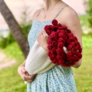 99 Roses Crochet Bouquet Blanket/Mat (Completed Product)