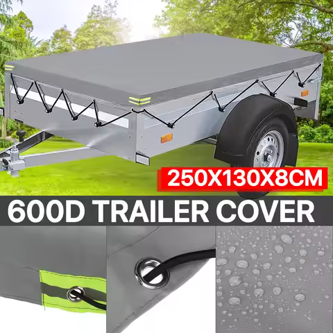 600D Camper Van Trailer Cover Canopy Roof Tent Dust-proof Waterproof Protection Travel Camping Canop