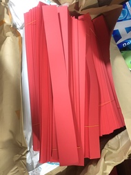 1KG GIẤY BÌA ĐỎ TƯƠI 2 MẶT ĐL 160GSM CẮT SẴN THEO KHỔ