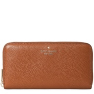 Kate Spade Leila Large Continental Wallet in Warm Gingerbread