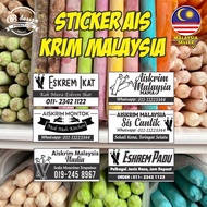 Sticker Aiskrim Malaysia Lagi Banyak Lagi Murah Ready Design