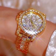 BS Ladies Watch Full Diamond Luxury Square Diamond Sparkling Ladies Watch