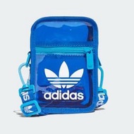 愛德貨現貨 adidas 愛迪達 肩背包 運動 側背包 小包 透明 FESTIVAL BAG 藍 H51003