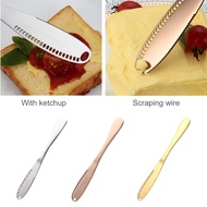 Butter Knife Spreader Crockery Toast Spatula Cream Bread Cheese Cutter Kitchen Tools Stainless Steel Butter Knife Cheese Dessert Jam Spreader Bread Divider