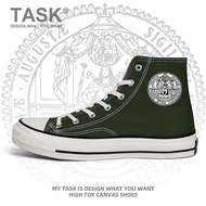 TASK Gothic University Gothic University Famous School Uniform High-Top Canvas Shoes Men Women Sneak