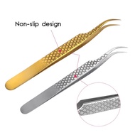 GENIELASH Tweezers for Volume Eyelash Extension 3D 5D 6D Stainless Steel Tweezers Eyelash Extension 