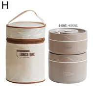 Lucky Insulated Lunch Box 3 Tiers 304 Stainless Steel Insulated Lunch Office Material Box P4J5