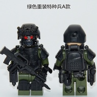 Compatible With Lego Forces Minifigures Reloaded Swat Children Assembled B