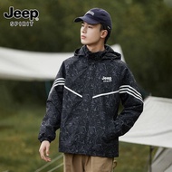 Jeep tinh thần 1941 estd mùa xuân và mùa thu áo khoác Jacket ngoài trời giản dị áo khoác jacket thời