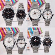 💯% Original Master-Polo Watch Couple set Men & Women Stainless Steel Watch Jam Tangan Pasangan High 