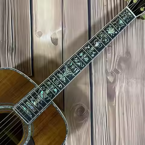 41 inch D45 series full KOA glossy paint solid wood acoustic guitar