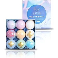 SALUA Bath Bomb with Skin Care Ingredients (Gift Specifications) Large Size Bath Ball, Carbonated for Bath【Top Quality From Japan】