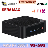 Beelink SER5 MAX MINI PC AMD Ryzen 7 5800H Mini PC Win 11 Pro DDR4 NVME SSD 5560U Beelink Mini PC SE