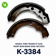(K-3384) MAZDA, FORD-TRADER 4T (H/B) FRONT REAR BRAKE SHOE 1SET/2PCS