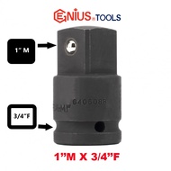 Genius Tools Impact Converters / Impact Adapter 3/4"F x 1"M
