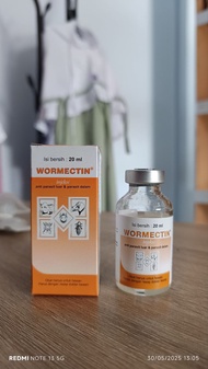 Wormectin 5ml Medion Wormectin Obat Scabies Kutu Jamur Cacing Sapi Kambing Domba Babi Anjing Kucing