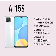(FREE TV Apps) OPPO A15s 6.52inch" 4G (4gb+128gb) ORIGINAL