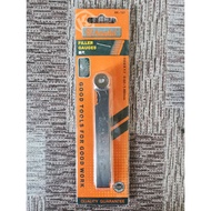 Asaki Filler Gauge feeler gauge 0.02mm to 1.00mm 17 Blades Thickness Gap Filler Feeler Gauge Ruler