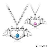 GIUMKA Couple Necklace 925 Sterling Silver Little Devil Boy Short Perfect Lover MNS07059