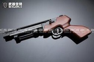 【BS靶心生存遊戲】PB PB2 進化版 SP99 寬軌魚骨實木托 CO2短版狙擊槍，手槍-FSCLPB2