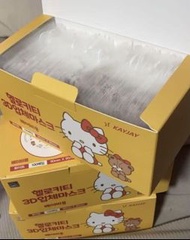 韓國直送 hello kitty立體口罩 100片