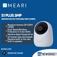 MEARI S1 PLUS 3MP INDOOR PAN/TILT PORTABLE WIFI CAMERA FREE MICRO SD 256GB