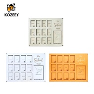 KOZEEY School Years Photo Frame for Kids Pre-k to 12 with 13 Slots 15.7x11.8inch for Display