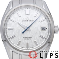 精工 Grand Grand Seiko機械高頻 36000 40mm 白樺木 Evolution 9 系列 SLGH005/9SA5-00C0，附錶盒、保固卡，不鏽鋼材質，男士腕錶，銀色，成色極佳 